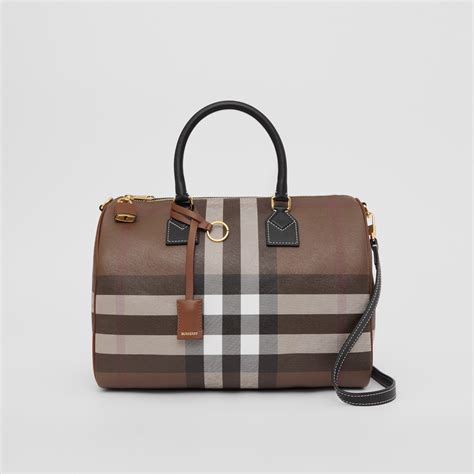 burberry medium leather bowling bag|burberry clutches and evening bags.